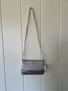 kate spade Greta Court Dustin Glitter Crossbody